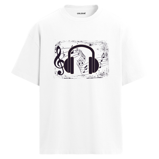 Melody Flow Oversize Unisex T-Shirt – Bisiklet Yaka