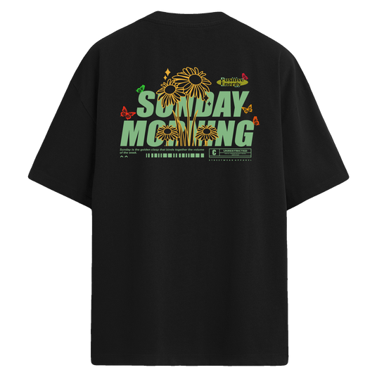 Back Print Oversized T-Shirt – Sunday Morning