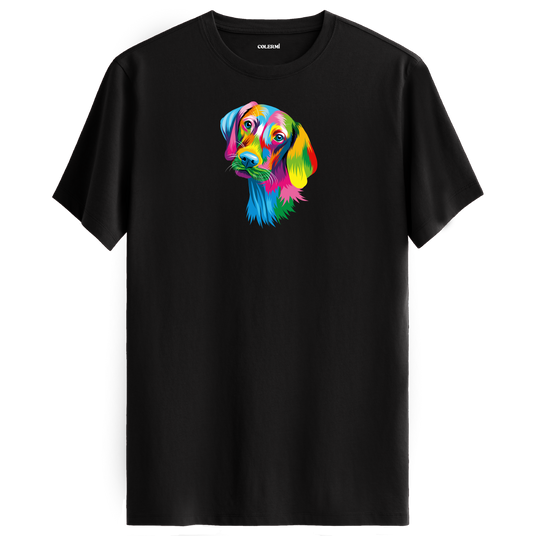Colorful Vizsla Printed Unisex Tee
