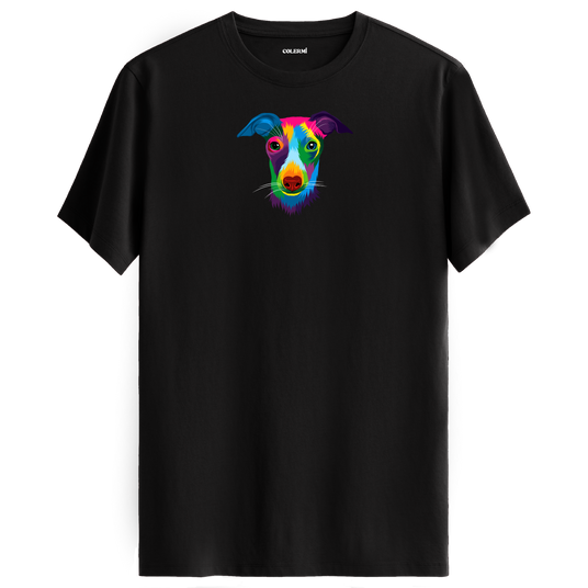 Colorful Italian Greyhound Printed Unisex Tee