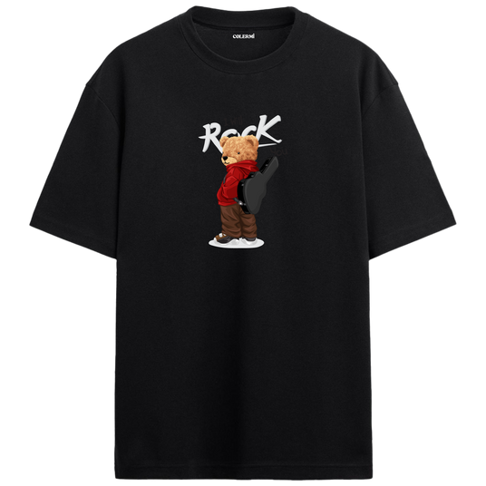 Rockstar Bear Oversized T-Shirt