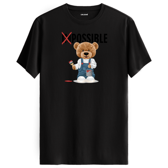 Possible T-Shirt – Empowering Bear Design for Bold Achievers