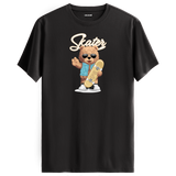 Skater Bear Graphic T-Shirt - Energetic Design, Urban Vibes