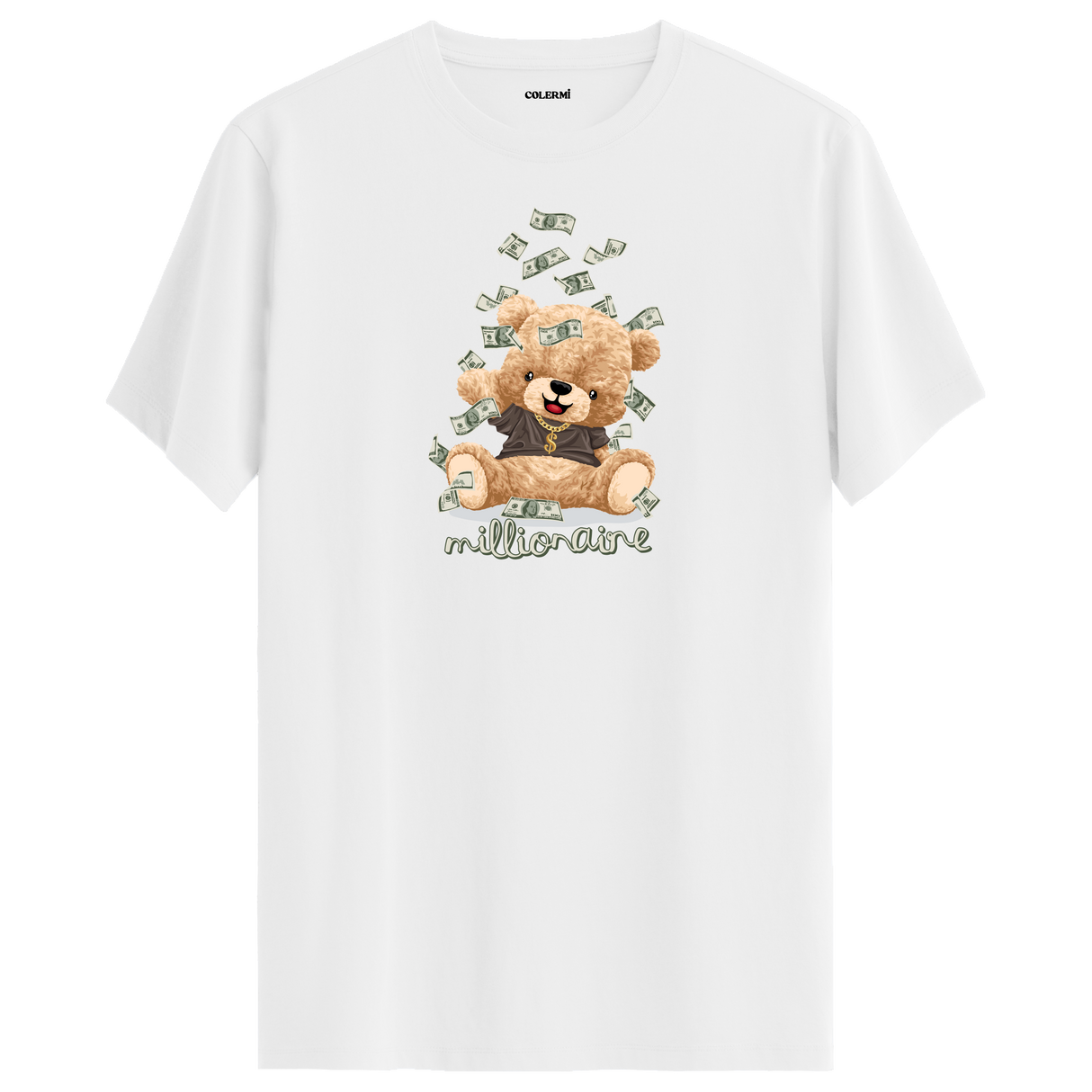 Millionaire Bear T-Shirt – Fun Money Vibes | Premium Cotton Tee