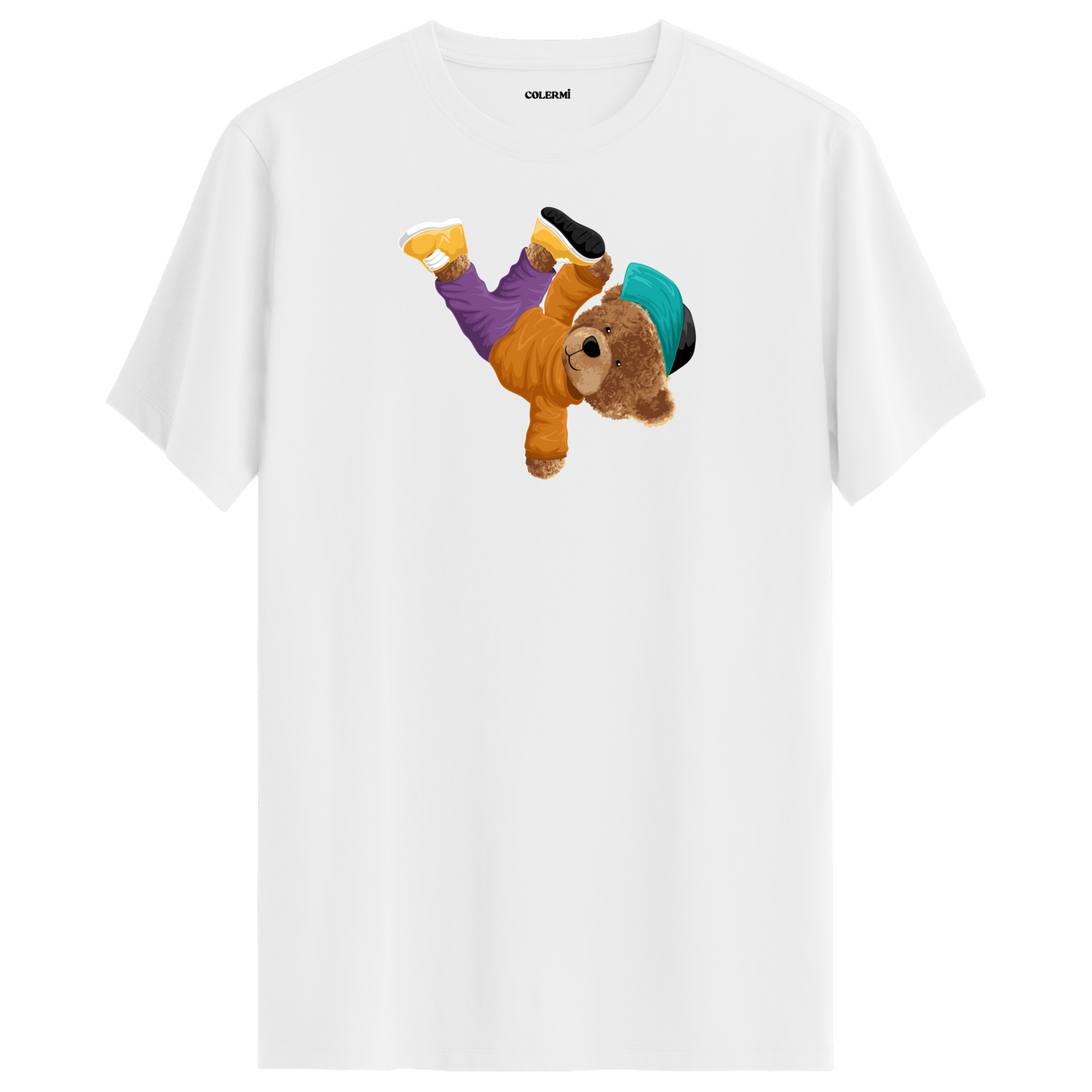 Breakdance Bear T-Shirt – Fun and Bold Street Dance Design