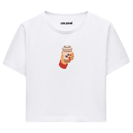 Coffee Lover Women’s Crop T-Shirt