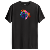 Colorful Pug Tee – Cute Dog Illustration Shirt