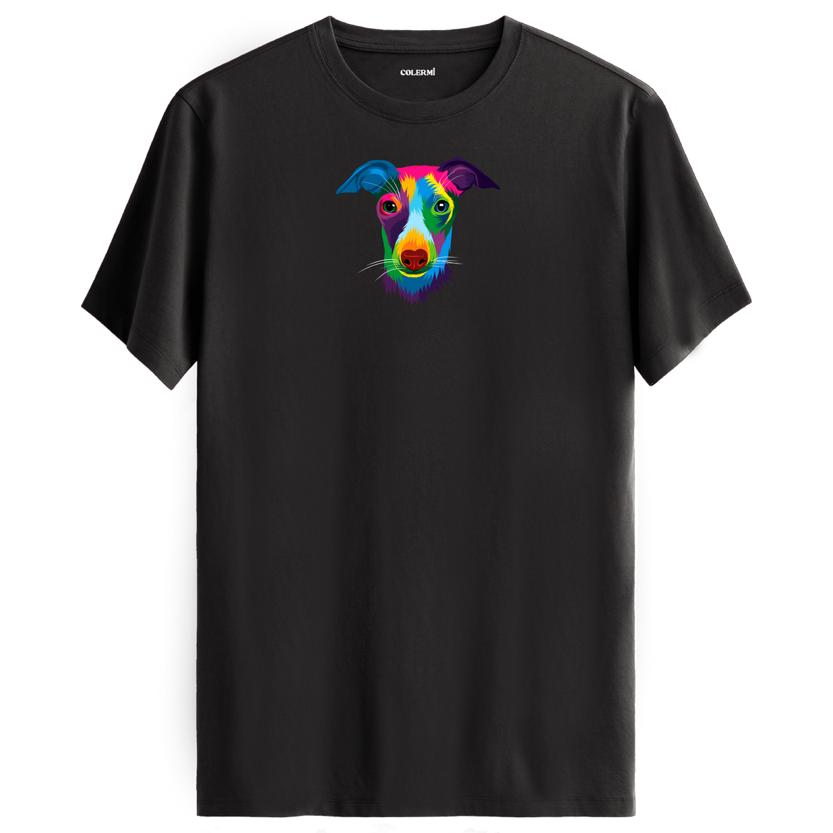 Colorful Italian Greyhound Printed Unisex Tee