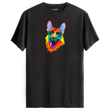 Colorful German Shepherd Printed Unisex Tee