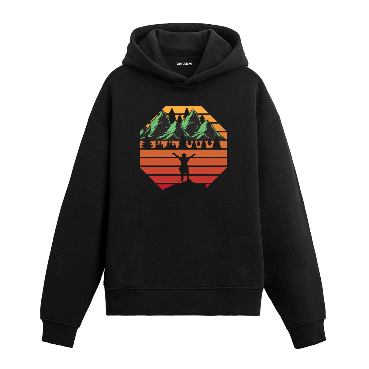 Freedom at Nature's Peak Graphic Hoodie