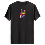 Colorful Husky Printed Unisex Tee