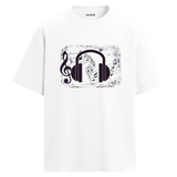 Melody Flow Oversize Unisex T-Shirt – Bisiklet Yaka