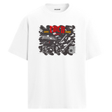 Love Rock Music Oversize Unisex T-Shirt – Bisiklet Yaka