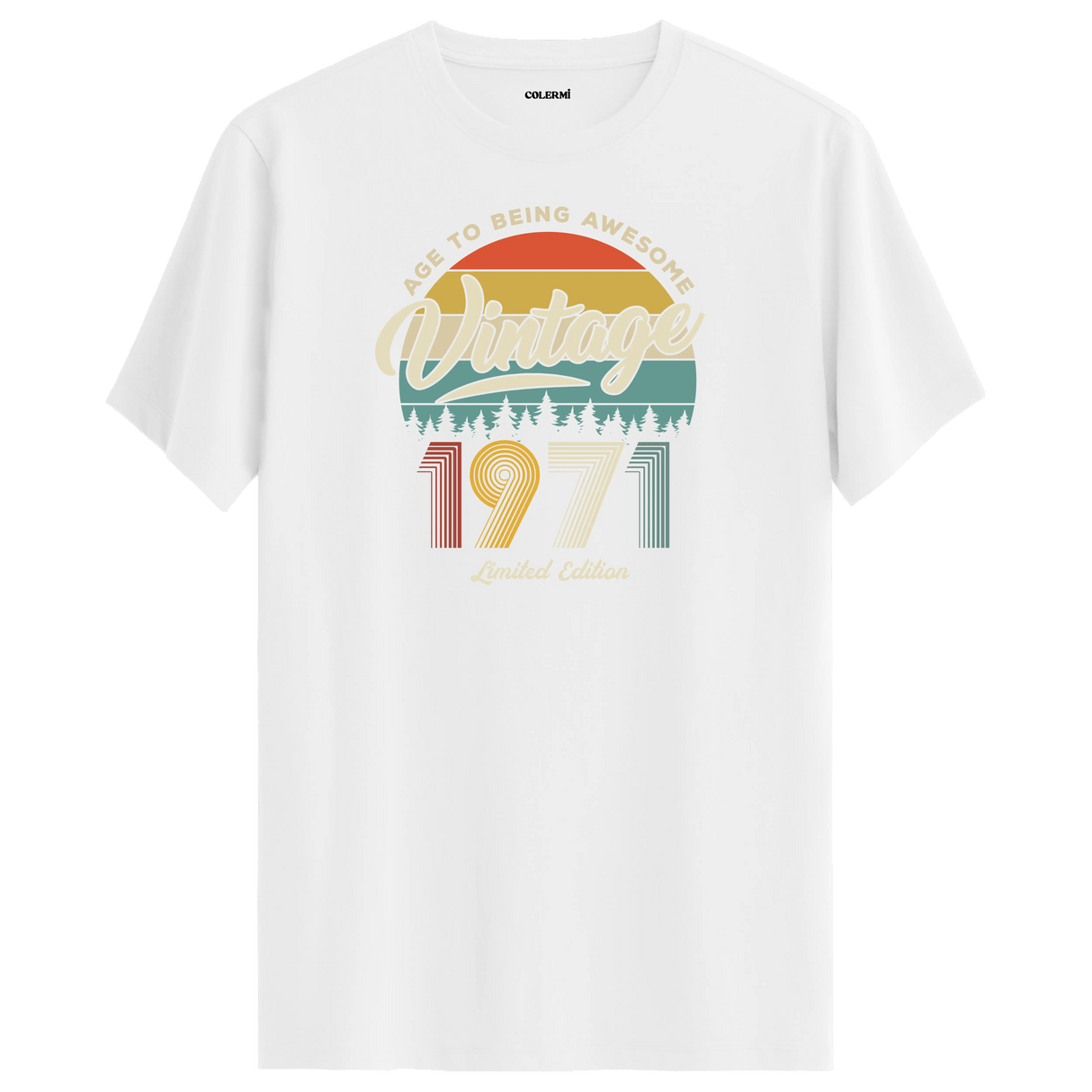 1971 Nostalgia Vintage T-Shirt - Retro Design & Iconic 70s Style