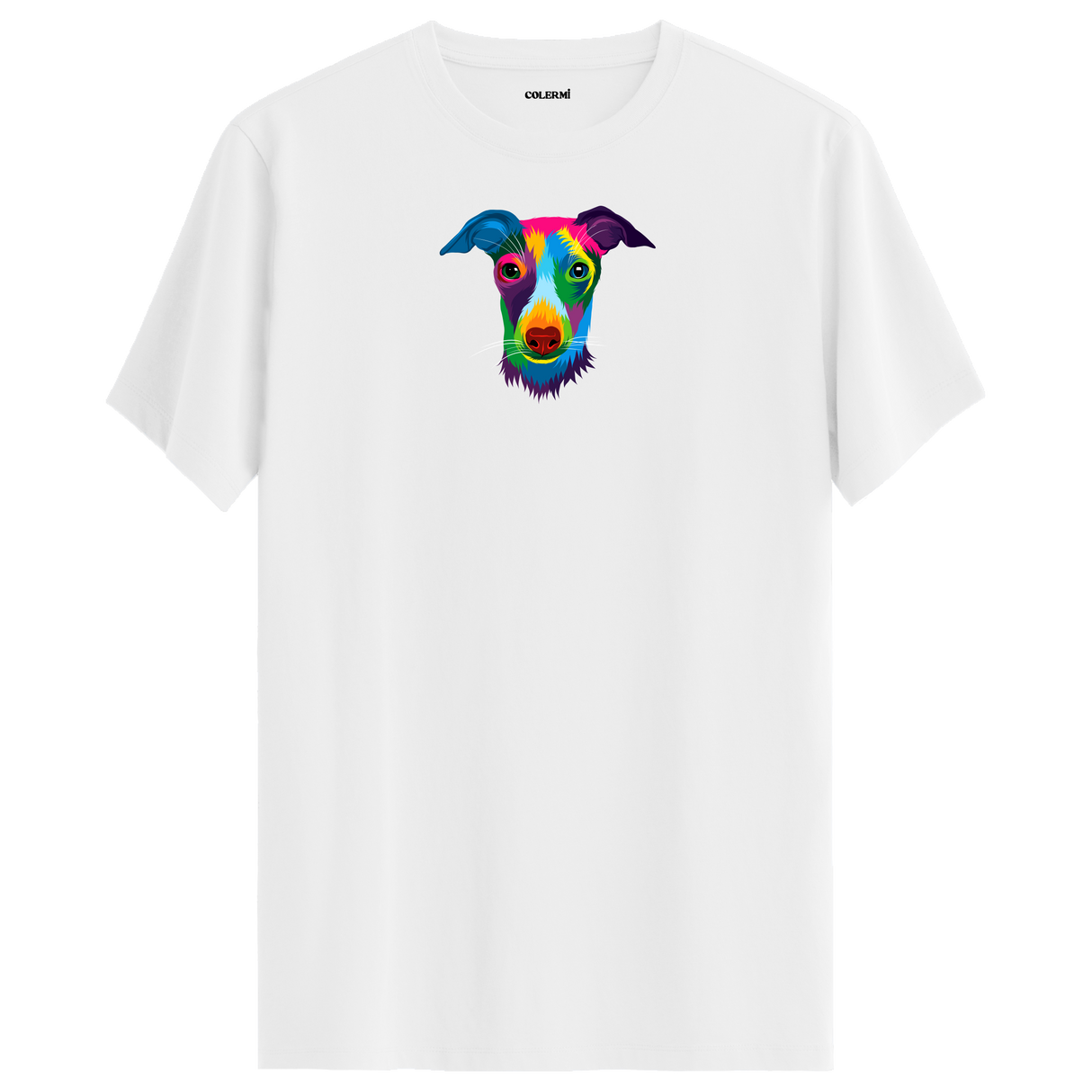 Colorful Italian Greyhound Printed Unisex Tee