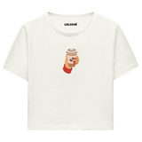 Coffee Lover Women’s Crop T-Shirt