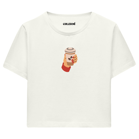 Coffee Lover Women’s Crop T-Shirt