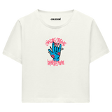 Chasing Dreams Kadın Crop T-Shirt