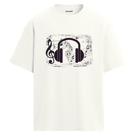 Melody Flow Oversize Unisex T-Shirt – Bisiklet Yaka