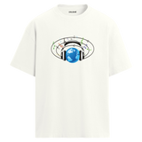 World Music Oversize Unisex T-Shirt – Bisiklet Yaka