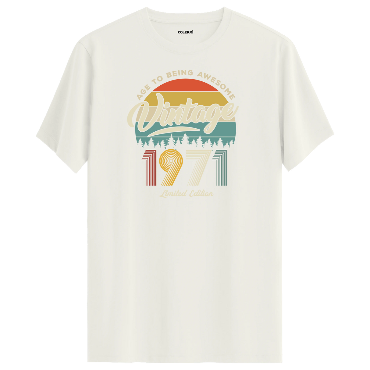 1971 Nostalgia Vintage T-Shirt - Retro Design & Iconic 70s Style