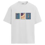 Retro Hitler Bisiklet Yaka Oversize Unisex T-Shirt