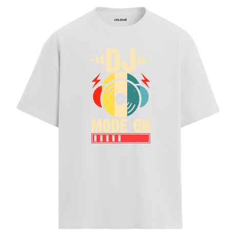 DJ Mode On Oversize Unisex T-Shirt – Bisiklet Yaka