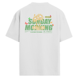 Back Print Oversized T-Shirt – Sunday Morning