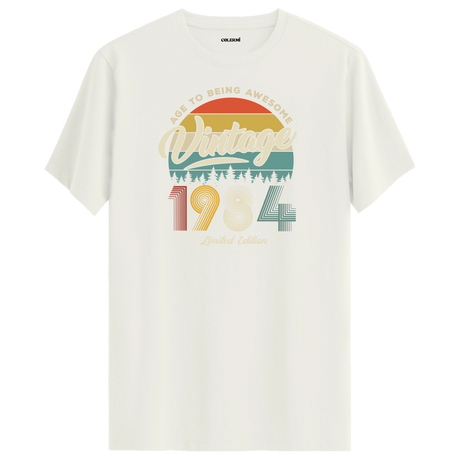 1984 Nostalgia Vintage T-Shirt - Retro 80s Vibe & Timeless Comfort