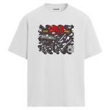 Love Rock Music Oversize Unisex T-Shirt – Bisiklet Yaka