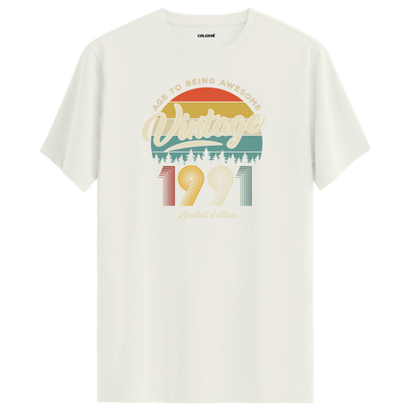 1991 Nostalgia Vintage T-Shirt - Retro Style & Timeless Comfort