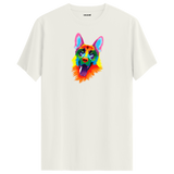 Colorful German Shepherd Printed Unisex Tee