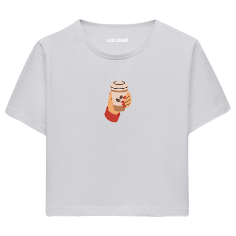 Coffee Lover Women’s Crop T-Shirt