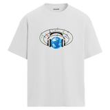 World Music Oversize Unisex T-Shirt – Bisiklet Yaka