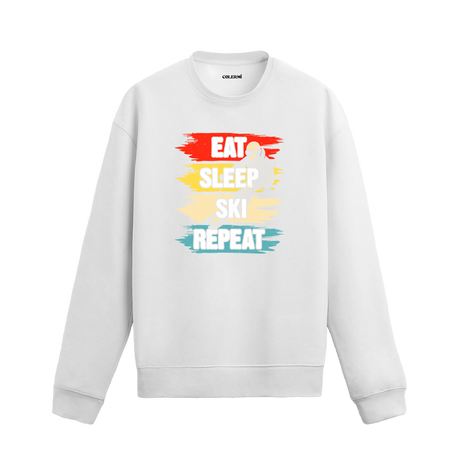 Eat, Sleep, Ski, Repeat Sweatshirt