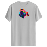 Colorful Pug Tee – Cute Dog Illustration Shirt