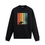 Retro Vahşi Koşu Sweatshirt