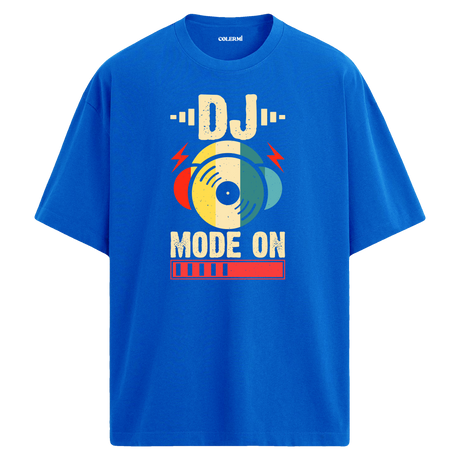 DJ Mode On Oversize Unisex T-Shirt – Bisiklet Yaka