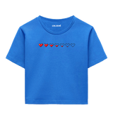 Pixel Heart Women’s Crop T-Shirt