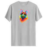 Colorful German Shepherd Printed Unisex Tee