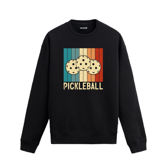 Pickleball Retro Fun Sweatshirt