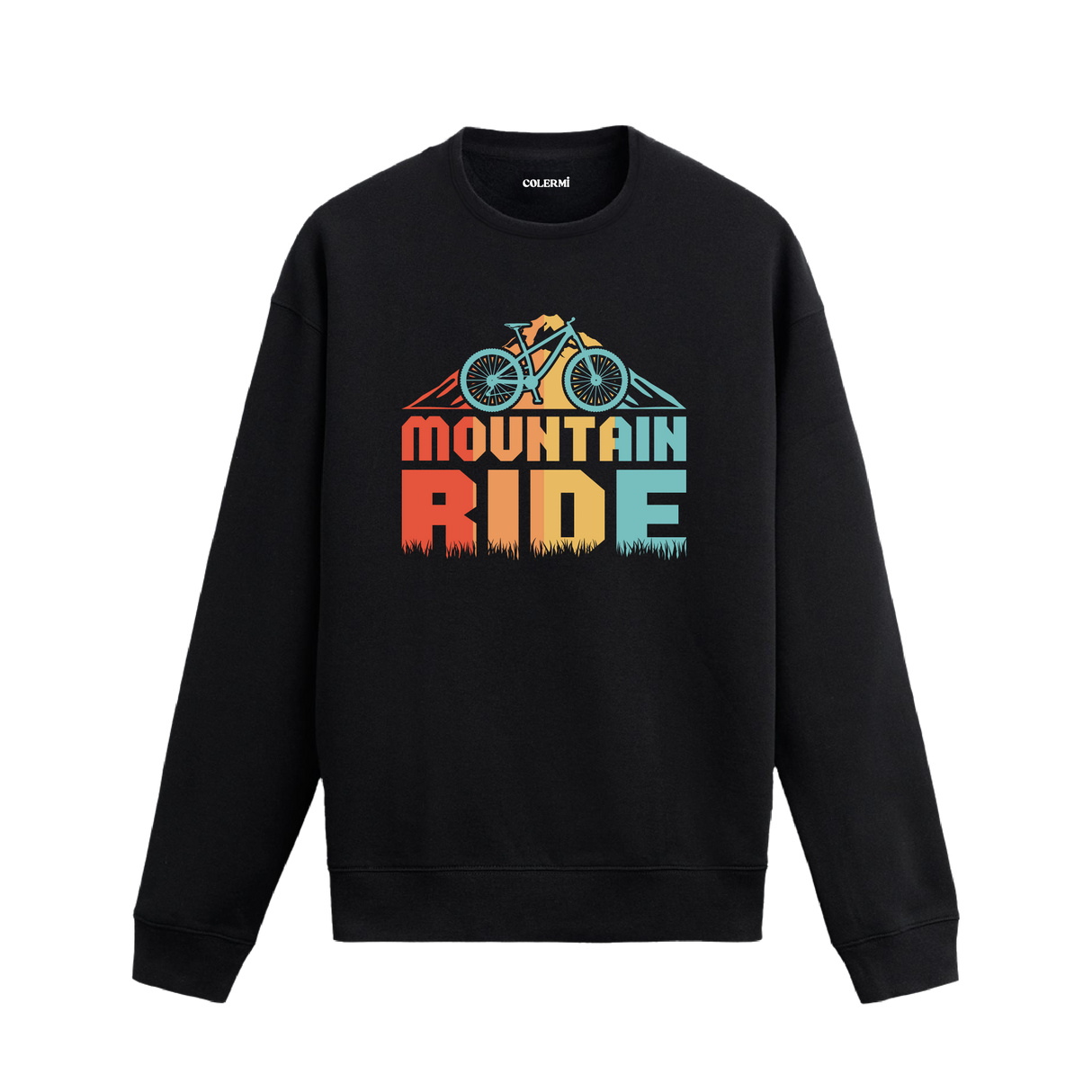 Retro Mountain Biking Passion Sweatshirt