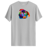Sad Pug Tee – Vibrant Pop Art Dog Shirt