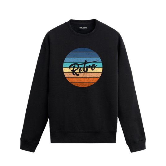 Retro Elegance – Minimal Nostalgia Sweatshirt
