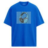 Music Block Oversize Unisex T-Shirt – Bisiklet Yaka
