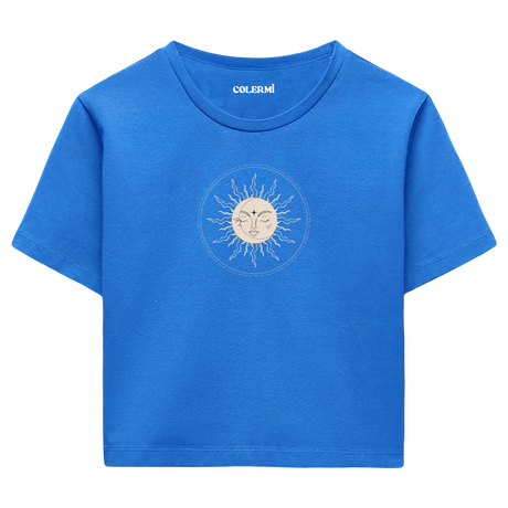 Minimal Sun Women’s Crop T-Shirt