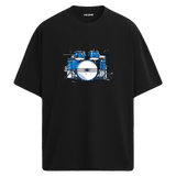 Blue Beat Oversize Unisex T-Shirt – Bisiklet Yaka