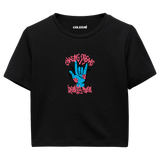 Chasing Dreams Kadın Crop T-Shirt
