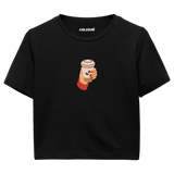Coffee Lover Women’s Crop T-Shirt