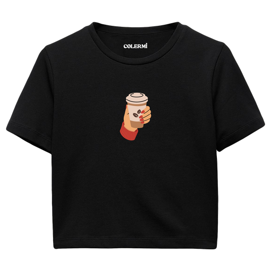Coffee Lover Women’s Crop T-Shirt